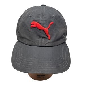 Puma Baseball Hat Mens One Size Black Red Adjustable